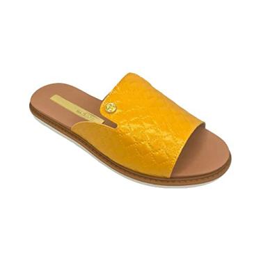 Imagem de Rasteira Feminina Moleca Mostarda 5443.102 Tamanho:34;Cor:Amarelo
