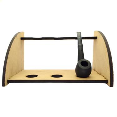 Imagem de Suporte Para Cachimbo Porta 3 Cachimbos Descanso Expositor