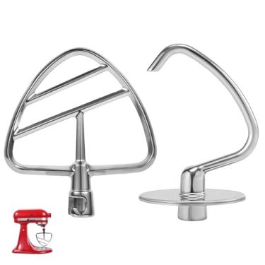Imagem de Rafbar Gancho de massa e acessórios para batedeira plana KitchenAid 4,5 QT, todas as peças podem ser lavadas na lava-louças