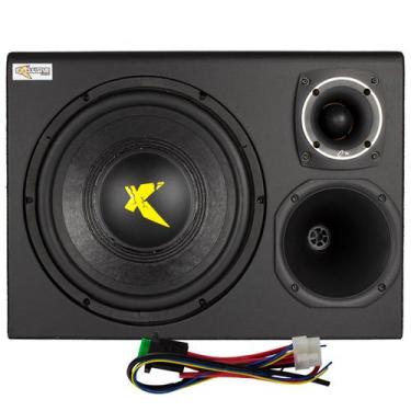 Imagem de Caixa Amplificada Trio Exclusive 500w Sub 12 Corneta Tweeter