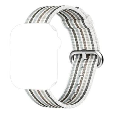 Imagem de Pulseira Nylon Amarela Compatível com Apple Watch 38mm 40mm - Baú do V