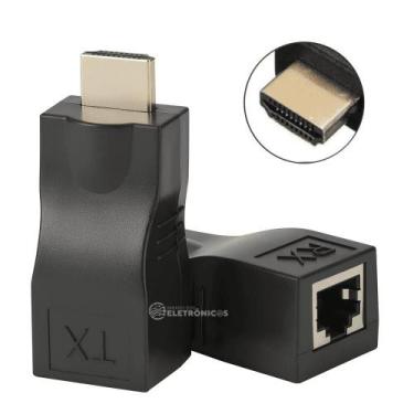 Imagem de Extensor HDMI 4K Conexão Sem Fios Até 30 Metros com Cat6 56029 - Jiaxi