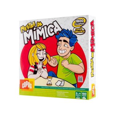 Imagem de Jogo de Adivinhação Mestre da Mímica Copag  - 220 Cartas e 1 Ampulheta