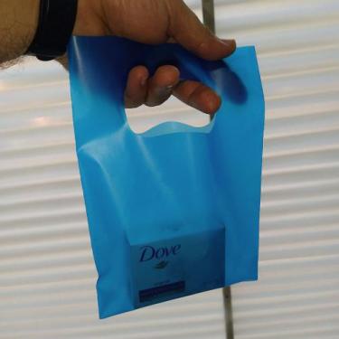 Imagem de 50 Sacolas Plásticas 1º linha alta densidade  -  tratadas para impress
