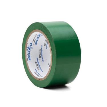 Imagem de Fita Demarcação e Sinalização Piso Vidros Superfícies 30m X 48mm Verde