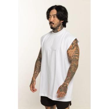 Imagem de Regata Oversized Thpe Premium  - Thpe Store, Branco, GG