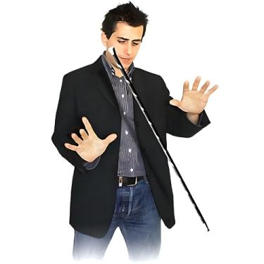 Imagem de MilesMagic Magician's Dancing in Air Wand Floating 34'' Balanced Metal Cane Levitation Magic Trick