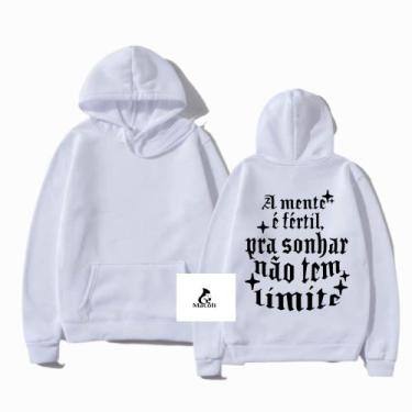 Imagem de Moletom Canguru A Mente é Fértil Mc Kevin Homenagem Blusa Unissex - Ma