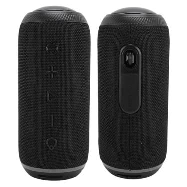 Imagem de Alto-falante Bluetooth Sem Fio Com Luz Colorida, Alto-falante Bluetooth Portátil Com Som HD 2x7W, Microfone Embutido, Alto-falante Portátil para Exterior (Preto)