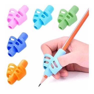 Imagem de Adaptador Escrita Apoio De Dedos Stetro Ergonômico ( 3 Pçs ) - Mrvenda