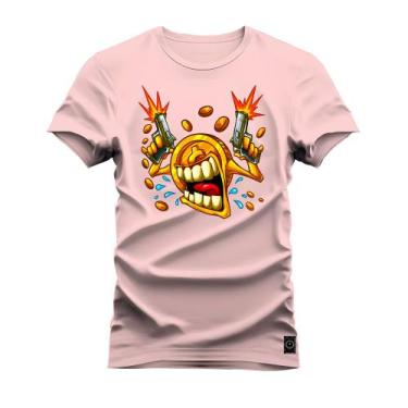 Imagem de Camiseta Plus Size Confortável Premium Estampada Bit Gangster - Nexsta