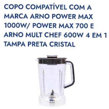 Imagem de copo para liquidificador Arno Power max 1000W / power max 700W / arno 