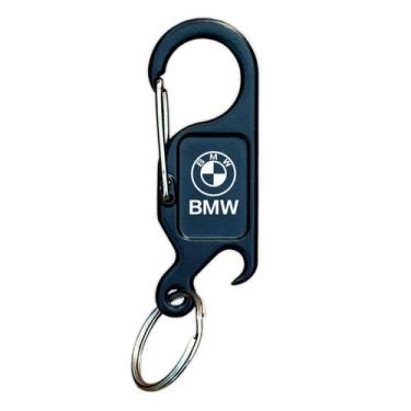 Imagem de Chaveiro Para Bmw Com Abridor de Garrafa Na Cor Preta - H - LUALKI STO