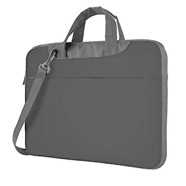 Imagem de Bolsa de ombro personalizada para laptop masculina e feminina, Bolsa preta para laptop, 14 Inches Black Laptop Bag No Custom