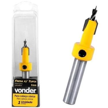 Imagem de Broca Escariadora Vídea Escareador 3mm Escarear 8mm Madeira - Vonder