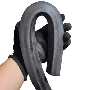 Imagem de Borracha Perfil Esponjoso SBR Macio 30x25mm Vedação - 10 Metros Borrachas Londrina