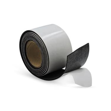 Imagem de Protetor de Quina e Borda de Mesa EVA 1,90m - Fita Anti Impacto para Segurança de Bebê e Conforto Home Office - Auto Adesivo Universal (Preto)