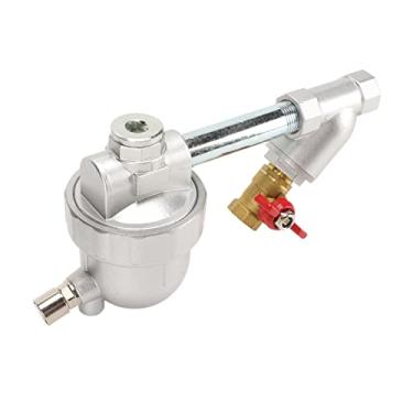 Imagem de Válvula de Drenagem Automática DN15 G1/4 Tela de Filtro de Aço Inoxidável Válvula de Drenagem de Limpeza de um Botão para Compressor de Ar Liga de Alumínio Shell 1 a 16 Kg / 2,2 a 35,3 Lb