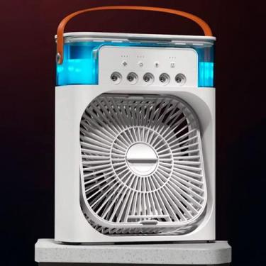Imagem de Mini Ventilador Climatizador Portátil Reservatório Resfriar