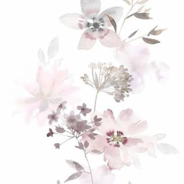 Imagem de Papel De Parede Kylie Floral Rosa 81623