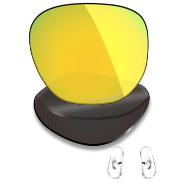 Imagem de Mryok + Lentes de reposição polarizadas e peças de nariz para Ray-Ban New Clubmaster RB4416 53 mm - Ouro 24K