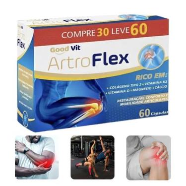 Imagem de Artroflex P/ Dor Articulação Joelho Punho Cotovelo 60 Cáps - GOOD VIT