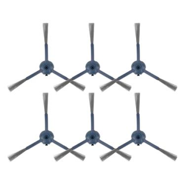 Imagem de (Pacote com 6) Escovas laterais Omni C20 compatíveis com aspirador de pó Omni Robot Eufy C20, escovas de varredura de bordas, escova de canto de nylon, acessórios de peças de escova lateral de