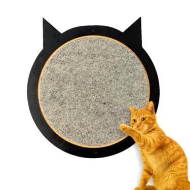 Imagem de Arranhador Gato Parede Ou Chão Resistente Fixação Fácil Sem Necessidad