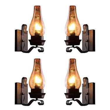 Imagem de HOSETEON Arandelas de parede Ruic, cabeceira, luminária de ar livre, luzes de parede externas