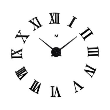 Imagem de Relógio de Parede Moderno 3D DIY - Quartzo, Acrílico e Espelho - Decor