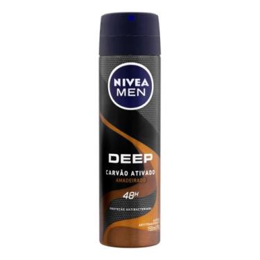 Imagem de Kit c/ 3 Desodorante Aerossol Nivea Men Deep 150ml