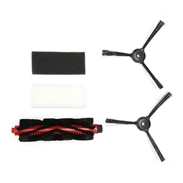 Imagem de Definição de substituição de filtro de pincel lateral da escova principal Conjunto de reposição de alta qualidade ABS Peças de vassoura durável Melhorar a eficiência da limpeza