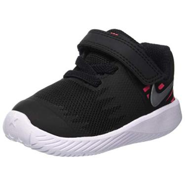 Imagem de Tênis de corrida infantil Nike Star Runner (Gs), Black/Metallic Silver/Pink, 6 Toddler