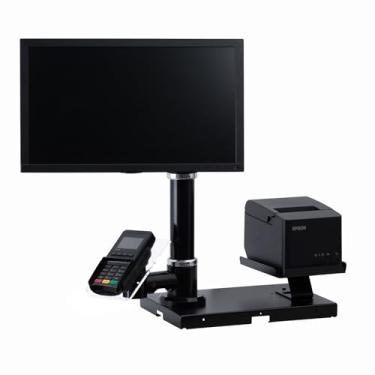 Imagem de SP Apoio para Monitor, Máquina de Cartão e Impressora (Preto | Esquerdo | Pin Pad)