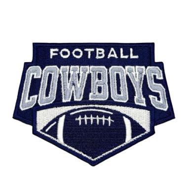 Imagem de Siam Accs Rugby Fans Dallas Logo Patch bordado time favorito dos fãs de futebol americano, passar a ferro, costurar, para roupas, mochilas, jeans, motocicleta, costurar, jaquetas personalizadas,