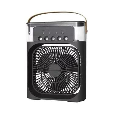 Imagem de Ventilador Umidificador Portátil USB De 3 Velocidades Com Pulverizador