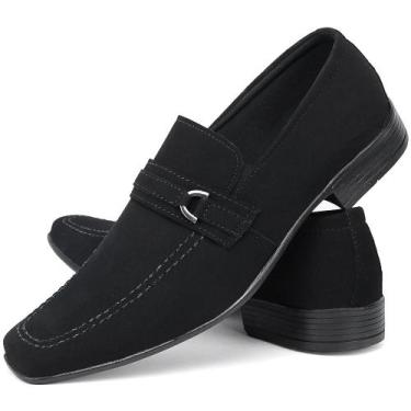 Imagem de Sapato Social Masculino Bico Fino Nobuck Linha Exclusiva Sapatofran - 