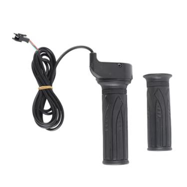 Imagem de KIMISS 1 par de Gargalhadas de Bicicleta Elétrica Acelerador Resistente à Reviravolta Completa Com Plugue SM para Bicicletas Elétricas de 12V a 72V, Scooters e Motocicletas