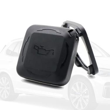 Imagem de Unifizz Tampa do tanque de combustível do motor do carro, tampa do plugue de enchimento de óleo de gás, 11127500568 substituição para BMW E46 E36 E34 E39 E60 E90 E91 325i 530i 325Ci 330xi 525i 525xi