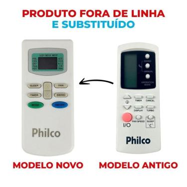Imagem de Controle Ar-condicionado Philco 9.000 E 12.000 Btus único