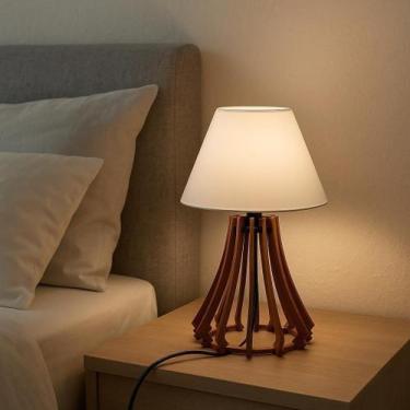 Imagem de Abajur Quarto Casal E Sala Luminaria De Mesa Vulcão Preto - Zonaro Sto