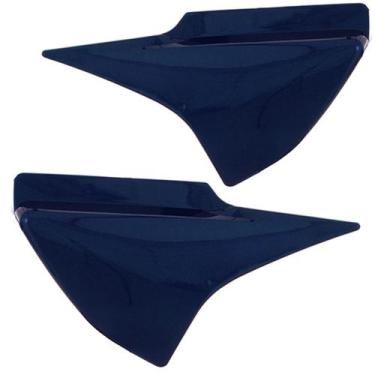 Imagem de Tampa Lateral Cromo Forte Titan 150 2004 À 2008 Par, AZUL IGUAPÉ 2005 