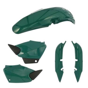 Imagem de Kit Carenagem 3 Peças Cromo Forte Moto Honda Titan 2000 a 2008 Substit