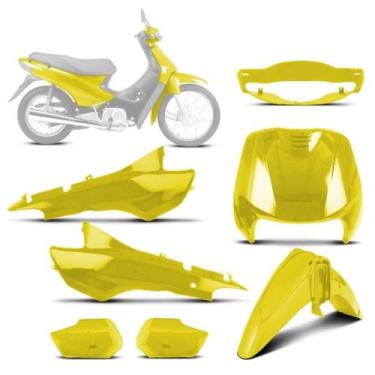 Imagem de Kit Carenagem 5 Peças Pro Tork Moto Honda Biz 100 1998 a 2005 Substitu