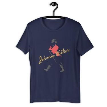 Imagem de Camiseta Plus Size Unissex - Johnnie Walker - Amazing, Azul, G4