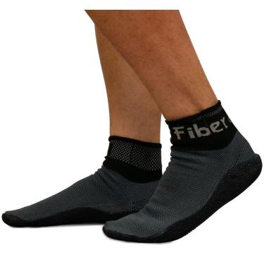 Imagem de Sapatilha Fiber Multisports Cinza e Preto