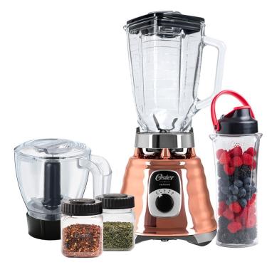 Imagem de Kit Oster New Osterizer Liquidificador E Acessórios Cobre