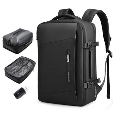 Imagem de MS Mochila Para Laptop Mark Ryden Vacuum Travel 35L, Airpack Com Bolso Para Garrafa De Água, Bolsa De Compressão A Vácuo Com Bomba De Ar, Ideal Para Laptop, Viagens, Negócios, Faculdade, Acampamento