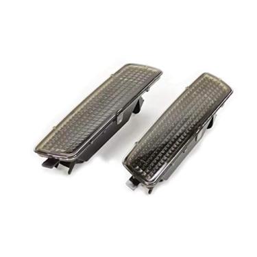 Imagem de Lente transparente / escuro fumê / âmbar/luz fumê frontal refletor de luz marcador lateral substituição para VW Golf MK6 Jetta Sportwagen (fumaça leve)