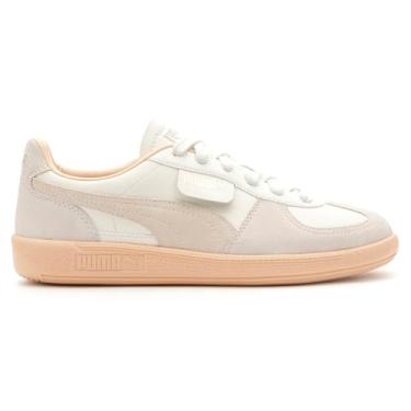 Imagem de PUMA Tênis feminino Palermo, Branco quente/neve alpina/caju, 37